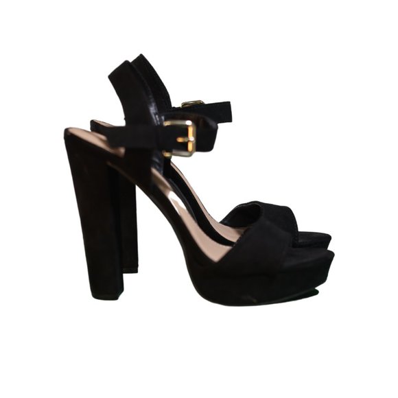 Women's LC Lauren Conrad Black Heel, Size 7 - Picture 2 of 4